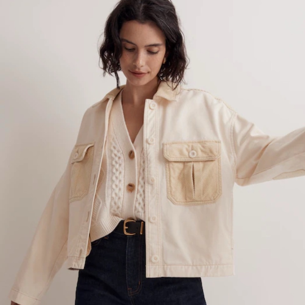 Madewell Chino Boxy Shirt Jacket - Picture 2 of 9